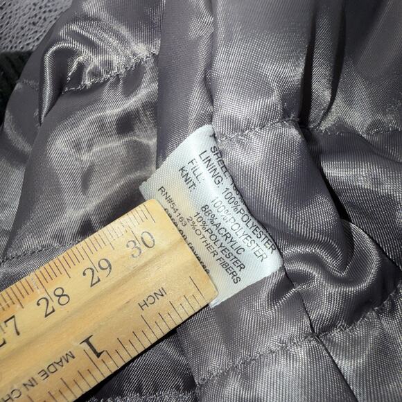 Size L - Women’s Calvin Klein Jacket Black Coat Nylon RN#54163 - Picture 11 of 16